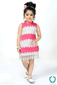 Linotex Girls Party Festival Dress - 1-2 Years, Red